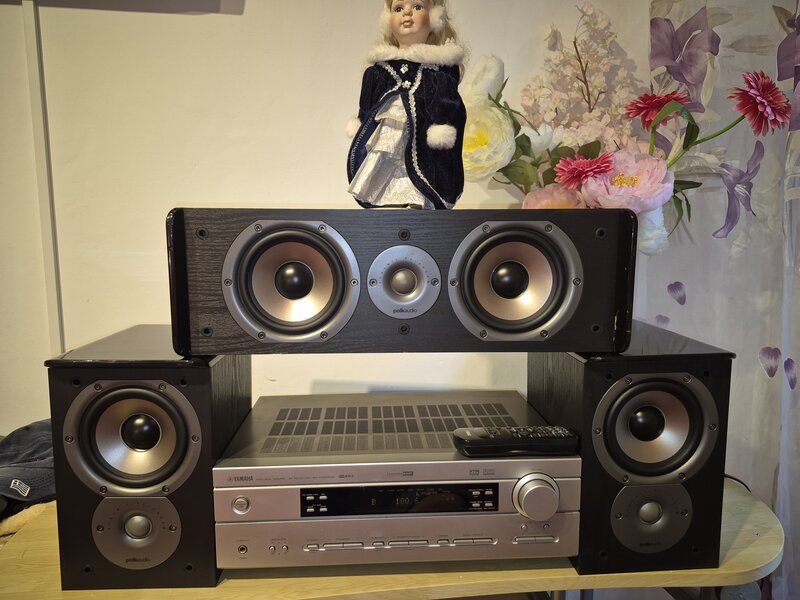 Sistem reicever Yamaha- Polkaudio